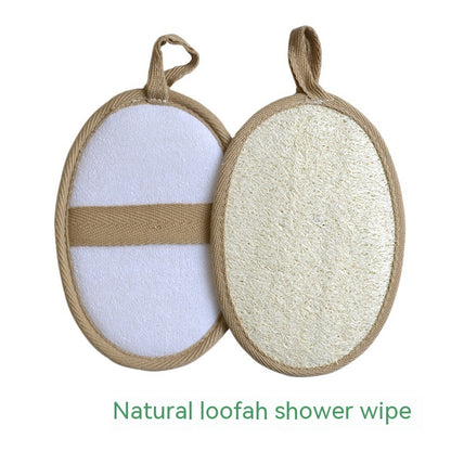 Serviette de bain éponge japonaise Loofah, éponge de bain, boule de bain