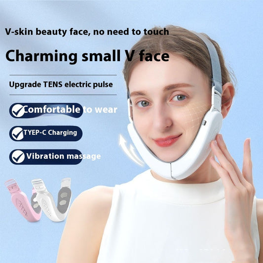 Cross-border V-shaped Micro-current Plastic Face Smart V Face Beauty Instrument Facial Massager Chin