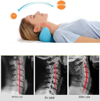 Massage De La Colonne cervicale Oreiller Gravité Acupression Cou Masseur Colonne Cervicale Oreiller Cou Épaule De Massage Oreiller Maison De Traction Correcteur