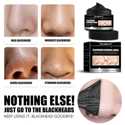 West&Month Blackhead Removal Mask, A Peel-off Type Charcoal Deep Cleaning Mask